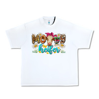 White moody heifer Urban Heavy Tee - Zillion Design Studio