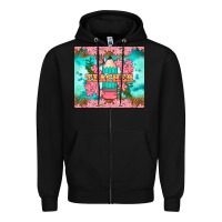 Black teacher floral pencil tumbler Zipper Hoodie - BundleAndBundleShop