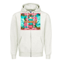 Oatmeal Heather teacher floral pencil tumbler Zipper Hoodie - BundleAndBundleShop