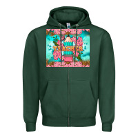 Sports Green teacher floral pencil tumbler Zipper Hoodie - BundleAndBundleShop