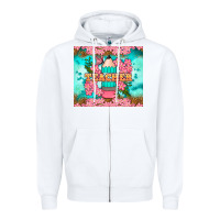 White teacher floral pencil tumbler Zipper Hoodie - BundleAndBundleShop