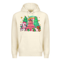 Sandshell Unicorn Christmas trees Premium Hoodie - NancyCooperArtShop