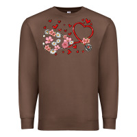 Chestnut valentine's day stethoscope Premium Sweatshirt - MaliasSmallBusiness