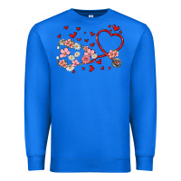 True Royal valentine's day stethoscope Premium Sweatshirt - MaliasSmallBusiness