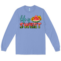 Colony Blue life is sweet Long Sleeve Tee - HRA Design Shop
