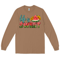 Toasted Coconut life is sweet Long Sleeve Tee - HRA Design Shop