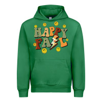 Emerald happy fall smiley face Urban Hoodie - BarkalooDesign