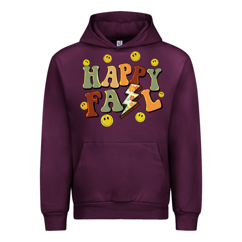 Happy Fall Smiley Face Urban Hoodie by BarkalooDesign | Teevron
