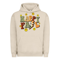 Pigment French Oak happy fall smiley face Urban Hoodie - BarkalooDesign