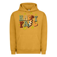 Pigment Peanut Butter happy fall smiley face Urban Hoodie - BarkalooDesign