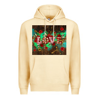 Pina Colada love  and leopard with keys Premium Hoodie - AdoDesignShop