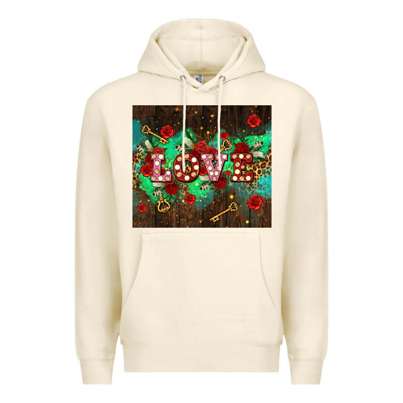 Love  And Leopard With Keys Premium Hoodie by AdoDesignShop | Teevron