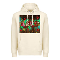 Tofu love  and leopard with keys Premium Hoodie - AdoDesignShop