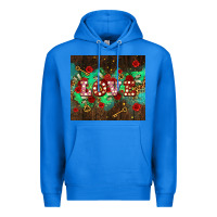 True Royal love  and leopard with keys Premium Hoodie - AdoDesignShop