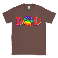Chestnut lgbtq dad and paw Classic Tee - HRA Design Shop