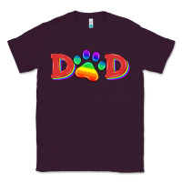 Plum lgbtq dad and paw Classic Tee - HRA Design Shop