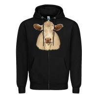 Black charolais Zipper Hoodie - JahusDesignShop