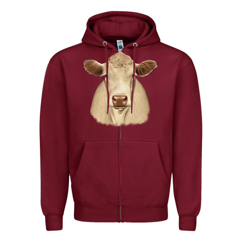 Charolais Zipper Hoodie by JahusDesignShop | Teevron