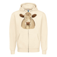 Sandshell charolais Zipper Hoodie - JahusDesignShop
