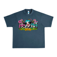 Midnight Navy mom with cow Urban Heavy Tee - Zillion Design Studio