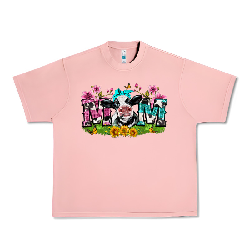 Mom With Cow Urban Heavy Tee by Zillion Design Studio | Teevron