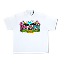 White mom with cow Urban Heavy Tee - Zillion Design Studio