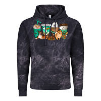 Cloud Black dog coffee cups Vintage Hoodie - texasbilliewilder