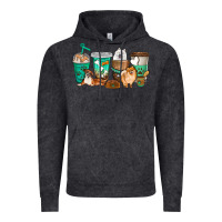 Vintage Black dog coffee cups Vintage Hoodie - texasbilliewilder