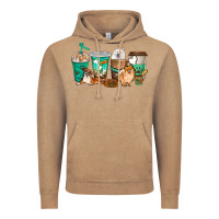 Vintage Coffee dog coffee cups Vintage Hoodie - texasbilliewilder
