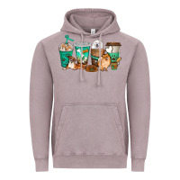 Vintage Zinc dog coffee cups Vintage Hoodie - texasbilliewilder