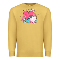 Antique Gold nurse hearts Premium Sweatshirt - MaliasSmallBusiness