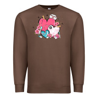 Chestnut nurse hearts Premium Sweatshirt - MaliasSmallBusiness
