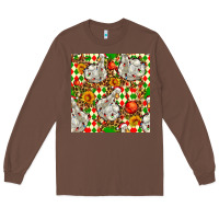 Chestnut christmas leopard duck Long Sleeve Tee - FaDigitalArtStudio