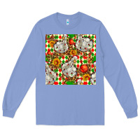 Colony Blue christmas leopard duck Long Sleeve Tee - FaDigitalArtStudio
