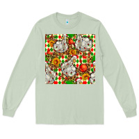 Matcha christmas leopard duck Long Sleeve Tee - FaDigitalArtStudio