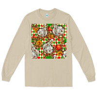 Mushroom christmas leopard duck Long Sleeve Tee - FaDigitalArtStudio