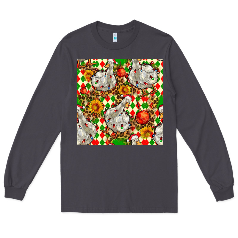 Christmas Leopard Duck Long Sleeve Tee by FaDigitalArtStudio | Teevron