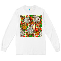 White christmas leopard duck Long Sleeve Tee - FaDigitalArtStudio