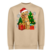 Mushroom christmas golden dog Heavyweight Sweatshirt - Zillion Design Studio
