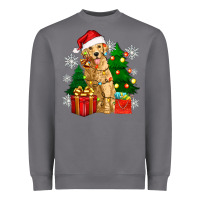 Storm christmas golden dog Heavyweight Sweatshirt - Zillion Design Studio