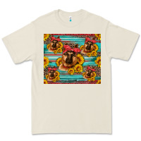 Bone german shepherd with sunflowers Premium Tee - Artiststas