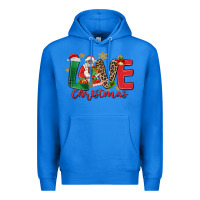 True Royal love christmas black santa Premium Hoodie - MaliasSmallBusiness