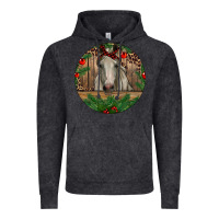 Vintage Black Christmas Horse Vintage Hoodie - RanaPortraitStore