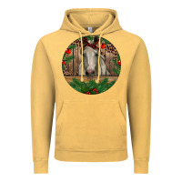 Vintage Mustard Christmas Horse Vintage Hoodie - RanaPortraitStore