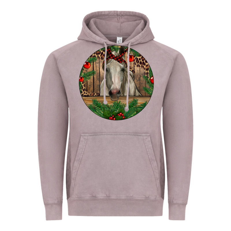 Christmas Horse Vintage Hoodie by RanaPortraitStore | Teevron