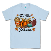 Dusty Blue tis the season Classic Tee - RacoonDesign