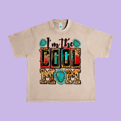I'm The Cool Mom Urban Heavy Tee Designed By Zillion Design Studio