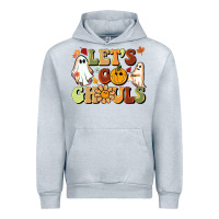 Heather Grey halloween lets go ghouls Urban Hoodie - BarkalooDesign