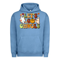 Pigment Pebble Blue halloween lets go ghouls Urban Hoodie - BarkalooDesign