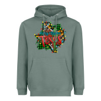Sage western desert christmas texas map Heavyweight Hoodie - Jasminsmagicworld